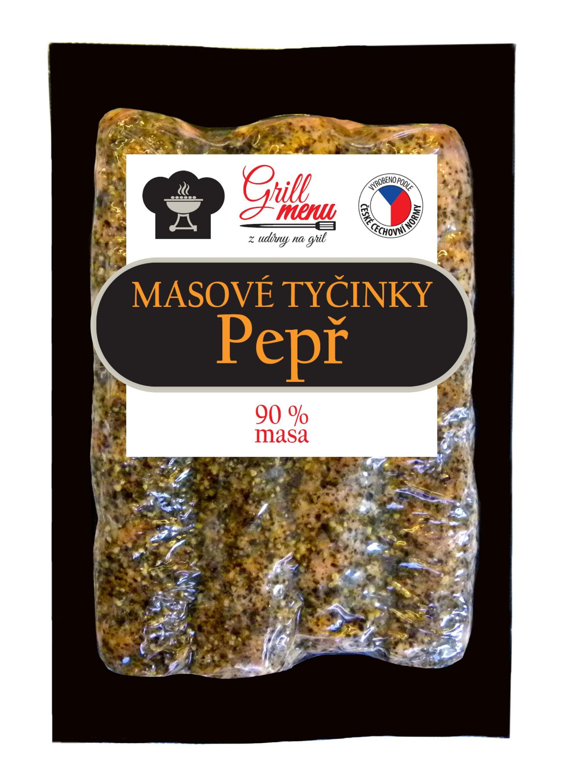 Uzeniny Příbram Grilovací tyčinky s pepřem 340g