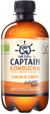 Captain Kombucha BIO Zázvor, citron