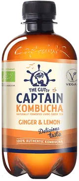 Captain Kombucha BIO Zázvor, citron