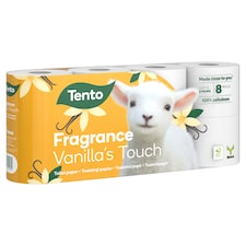 Tento Fragrance Vanilla's Touch toaletní papír 3 vrstvy 8 rolí