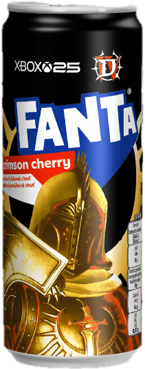 Fanta Jablečno-třešňová chuť plech