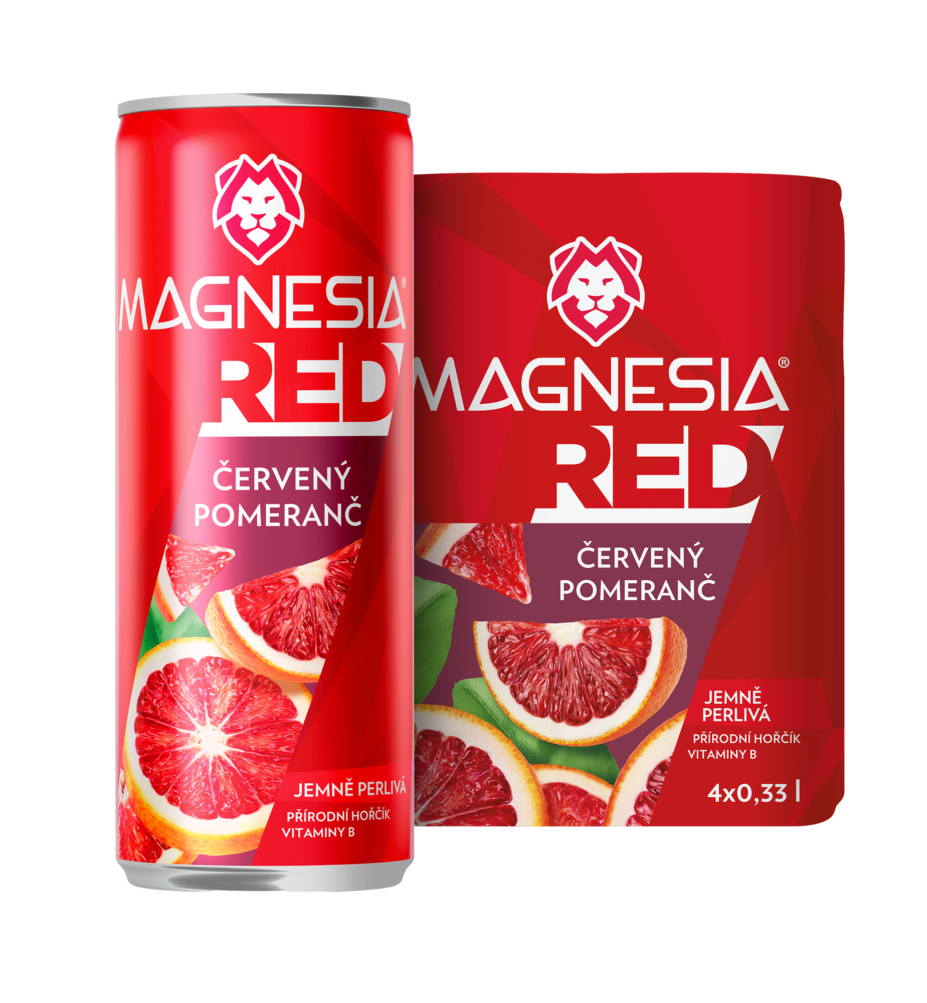 Magnesia Red Červený pomeranč 4×0,33l plech