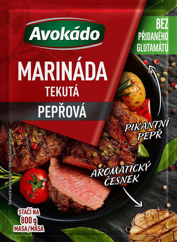 Avokádo Marináda tekutá pepřová