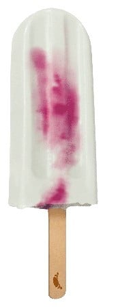 Rohlíkův nanuk Jemný tvaroh s višní