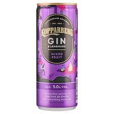 Kopparberg Gin & osvěžující limonáda s příchutí mixovaného ovoce 250ml