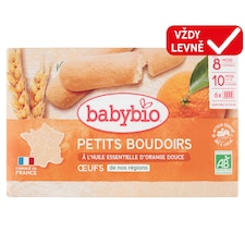 Babybio Bio piškoty s esenciálním olejem ze sladkého pomeranče 120g