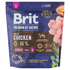 Brit Premium by Nature Junior S kompletní krmivo pro psy 1kg
