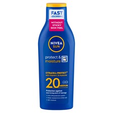 Nivea Sun Protect & Moisture Hydratační mléko na opalování OF 20 200ml