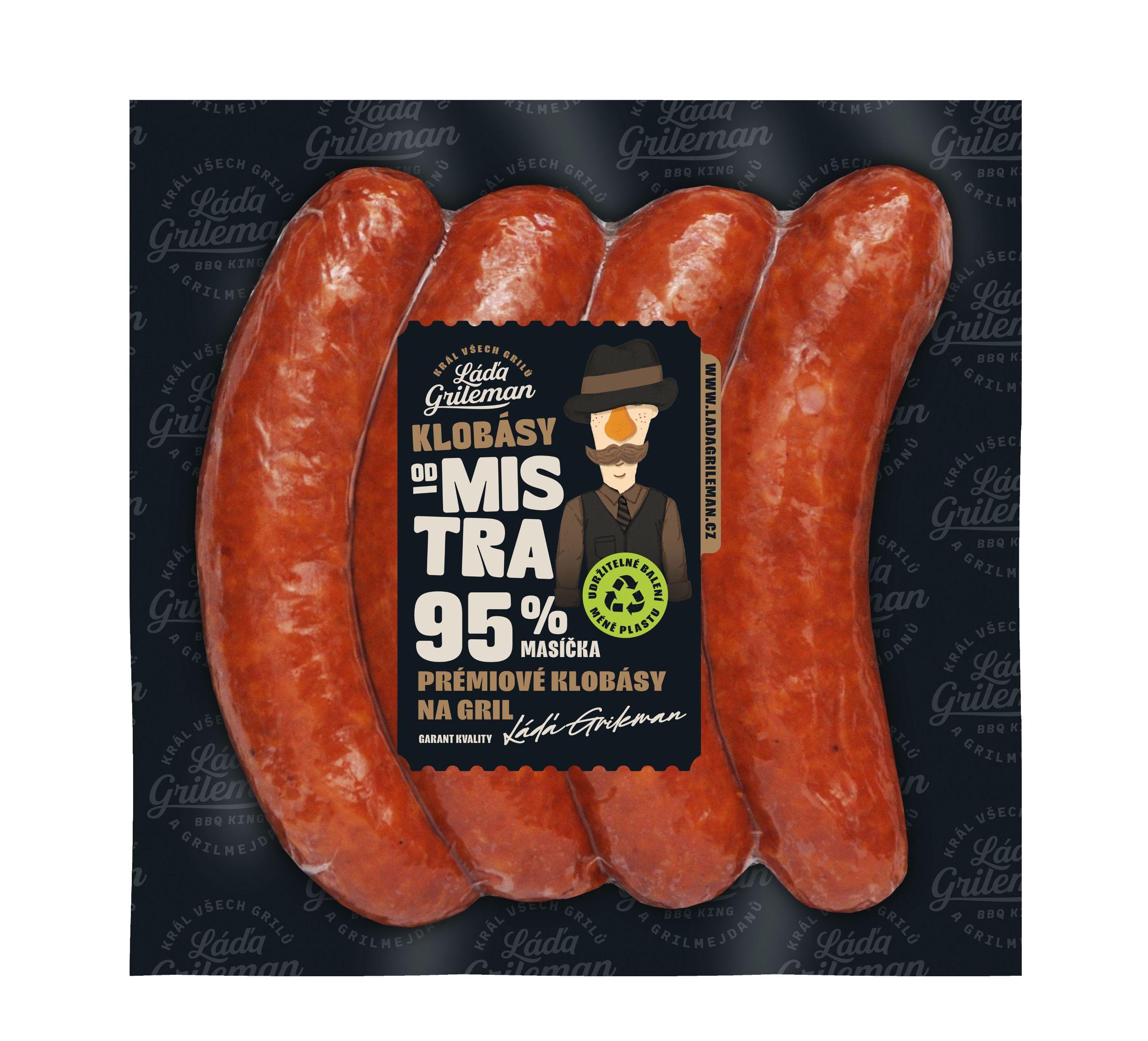 Láďa Grileman Gril klobásy od mistra 450g
