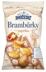 Jihočeské Brambůrky s příchutí paprika