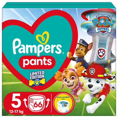 Pampers Pants Plenkové kalhotky Tlapková patrola vel. 5 (12-17kg)