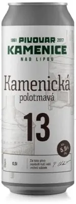 Pivovar Kamenice nad Lipou 13° plech