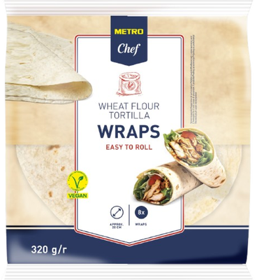 Metro Chef Tortilla 20 cm, 8 x 40 g