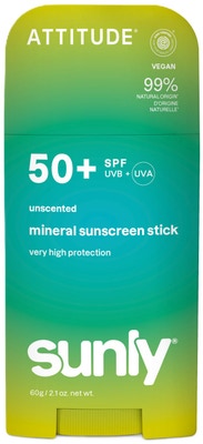Attitude Minerální opalovací krém Sunly SPF 50 bez vůně