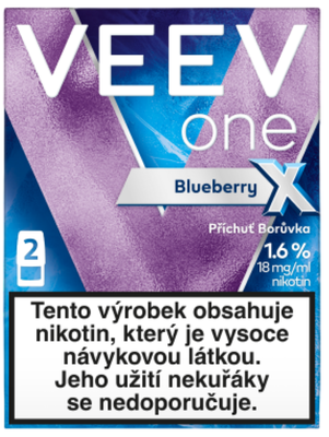 VEEV ONE Bluberry X 1,6% 2x2ml (18 mg)