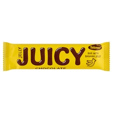 Tekmar Juicy tyčinka s želé s banánovou příchutí v hořké čokoládě 40g