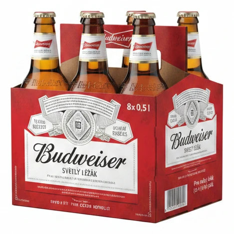 Budweiser Budvar Pivo světlý ležák multipack