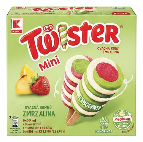 TWISTER Mini ovocná zmrzlina