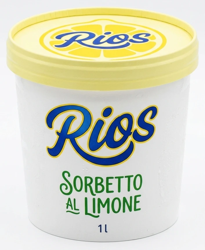 Sorbet s citronovou příchutí Rios