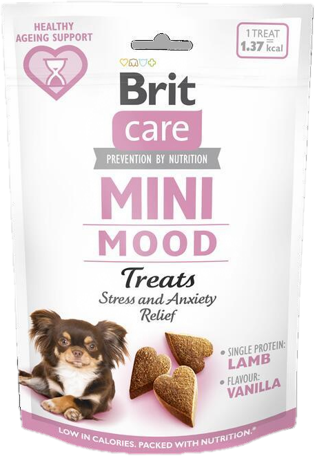Brit Care Mood mini pamlsky proti stresu pro psy
