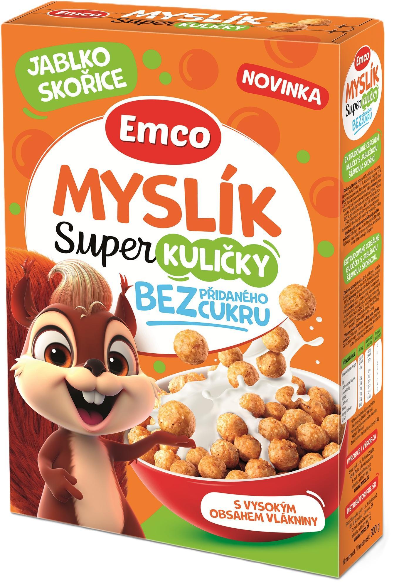 Emco Myslík Super kuličky jablko a skořice