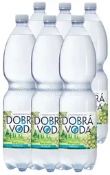Dobrá voda Neperlivá Bílé hrozny 6 x 1,5l