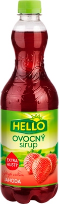 Hello ovocný sirup extra hustý Jahoda
