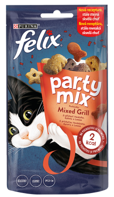 Felix Party Mix pamlsky pro kočky, Mixed Grill