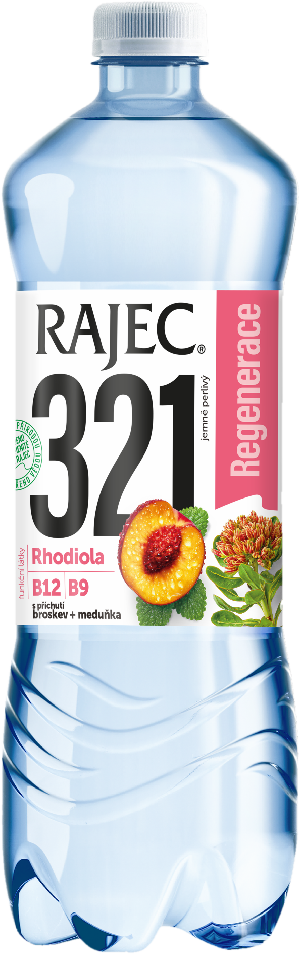 Rajec 321 s příchutí broskve a meduňky