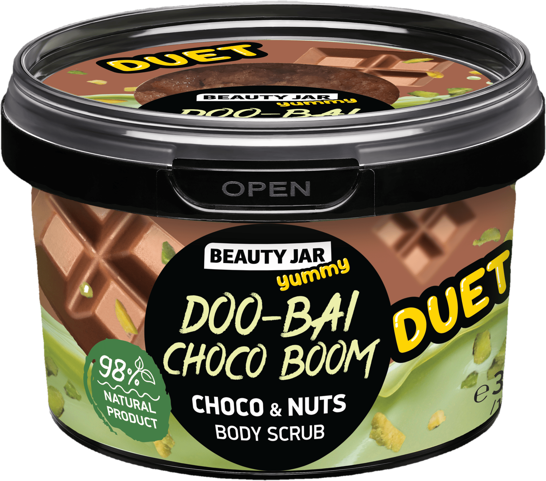 Beauty Jar Doo-Bai Choco Boom tělový peeling