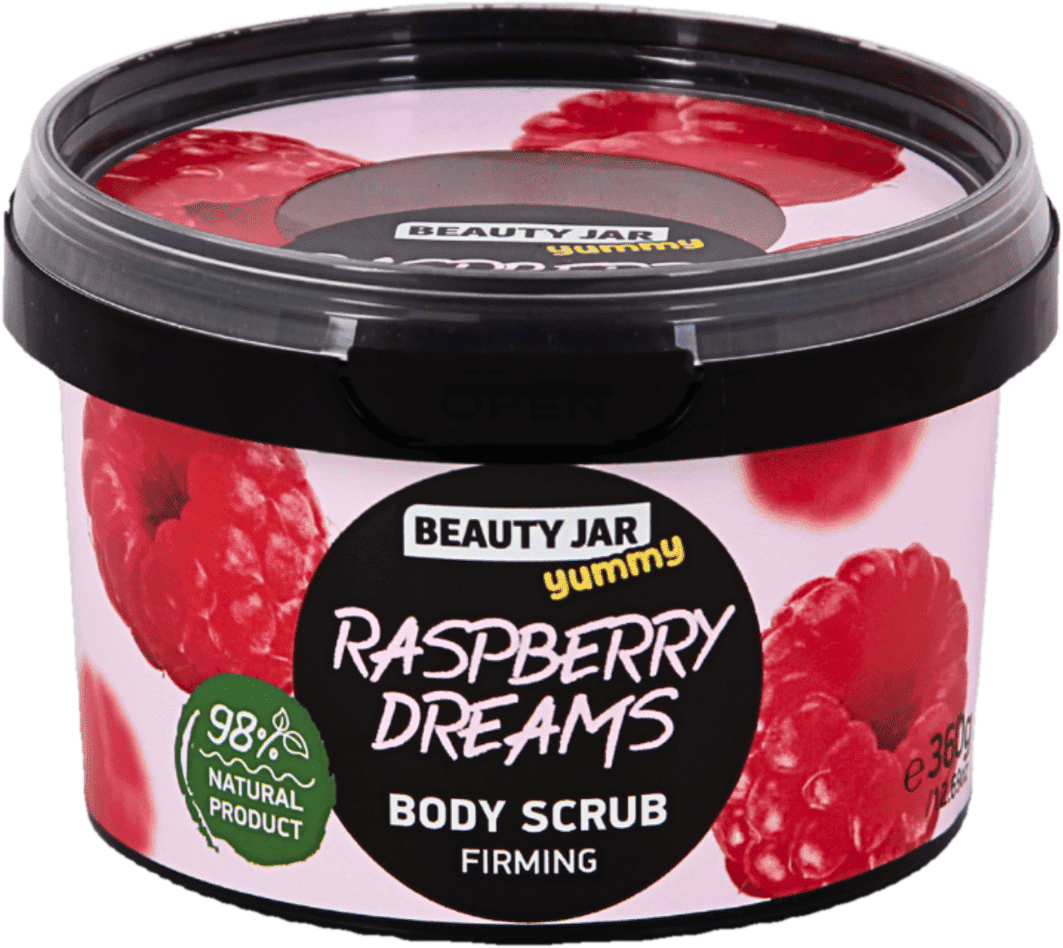 Beauty Jar Raspberry Dreams tělový peeling