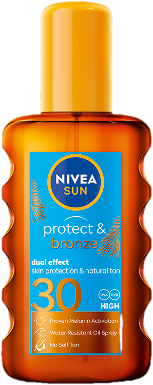 Nivea Sun Protect & Bronze olej na opalování SPF 30