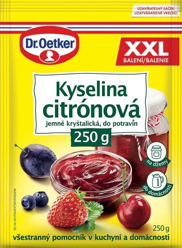 Dr. Oetker Kyselina citronová XXL 250 g