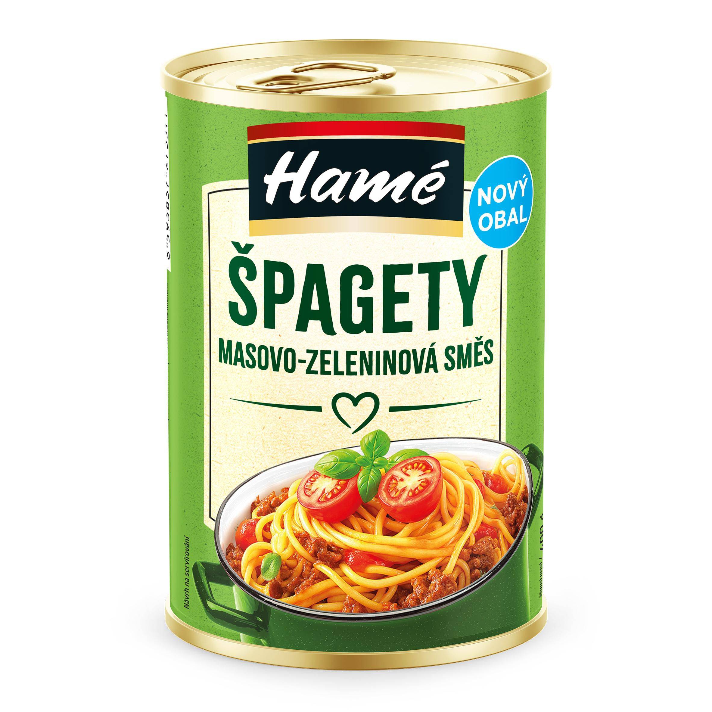 Hamé Špagety masovo-zeleninová směs 400g