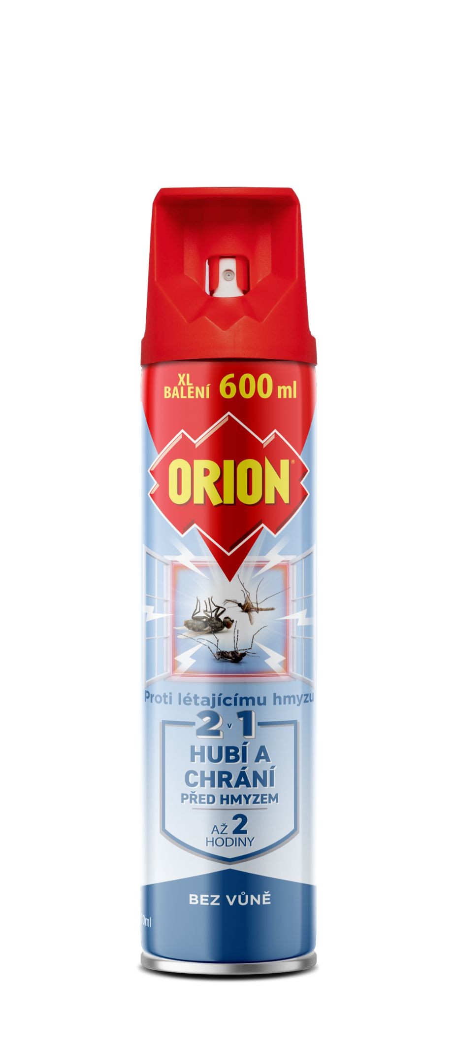 Orion Aerosol 2v1 proti létajícímu hmyzu bez vůně 600ml