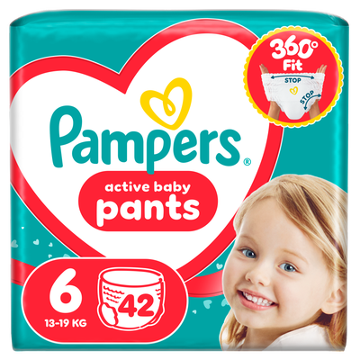 Pampers Plenkové kalhotky Jumbo Pack, vel. 6 (13-19 kg)