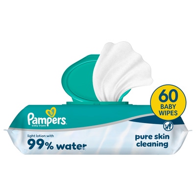 Pampers Ubrousky Aqua Zero Plastic