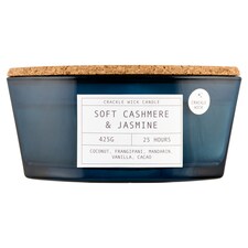 F&F Home Crackle Seasalt & Sandalwood vonná svíčka 425g