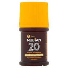 Nubian Voděodolný olej na opalování SPF 20 60ml