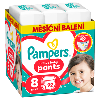 Pampers Plenkové kalhotky Monthly Box, vel. 8 (17+ kg)