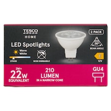 Home LED žárovka 2W GU4 teplé bílé světlo 2 ks