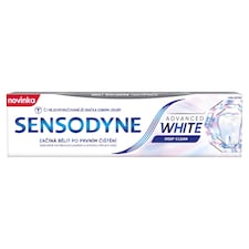 Sensodyne Advanced White Deep Clean bělicí zubní pasta pro citlivé zuby 75ml