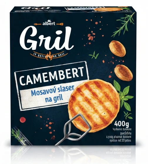 Albert Camembert na gril