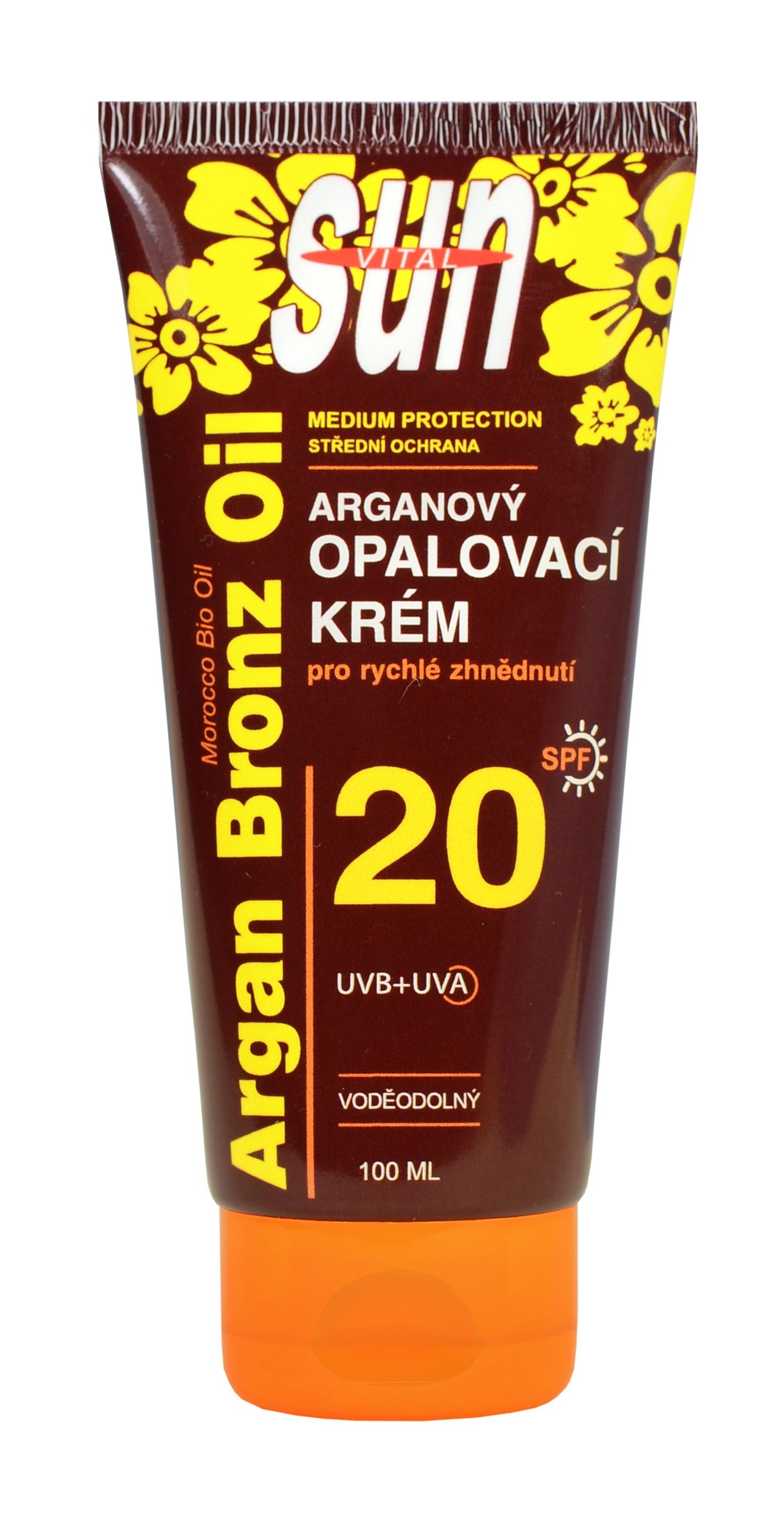 Vivaco  Arganový opalovací krém OF20  100ml