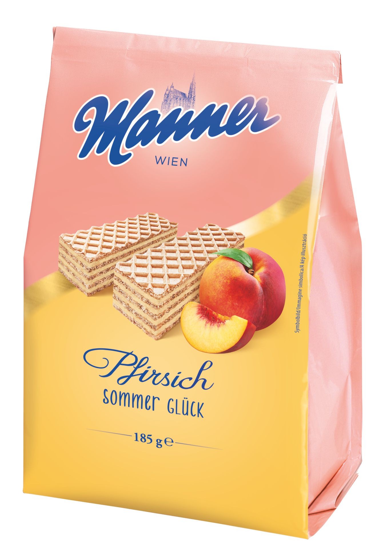 Manner Oplatky s broskvovou náplní 185g
