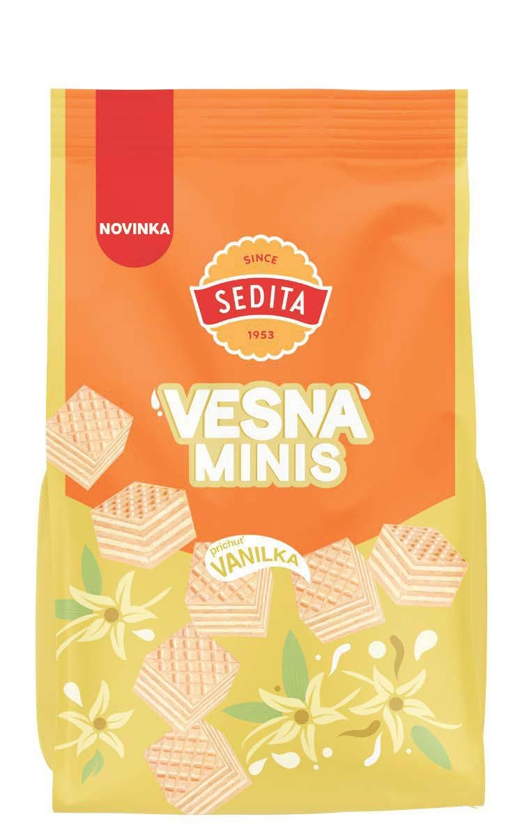 Sedita Vesna Minis příchuť vanilka 240g