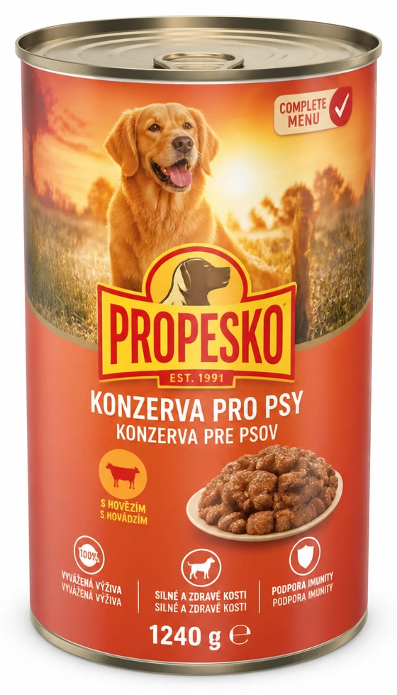 PROPESKO Konzerva pro psy