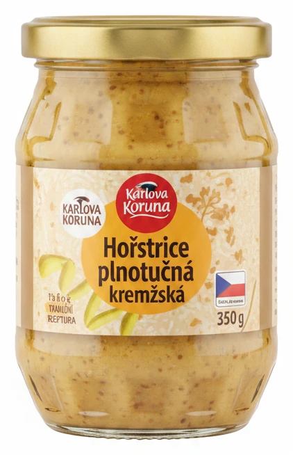 Hořčice plnotučná Kremžská Karlova Koruna