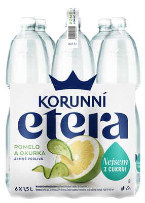 Korunní Etera Pomelo & Okurka 6x1,5l