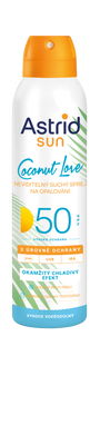Astrid SUN Neviditelný suchý sprej na opalování SPF 50